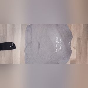 Maurices Gray "Not Lost, Exploring" T-shirt